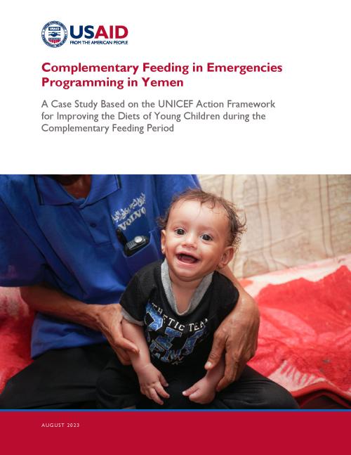 Supporting Optimal Infant and Young Child Feeding in Emergency Shelter  Settings, Nutrition